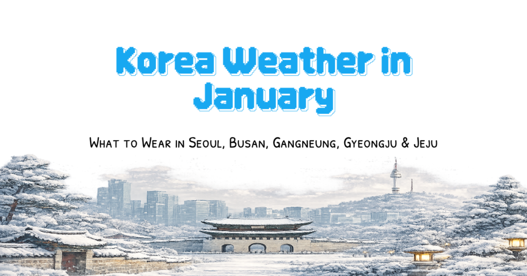 Korea weather in january