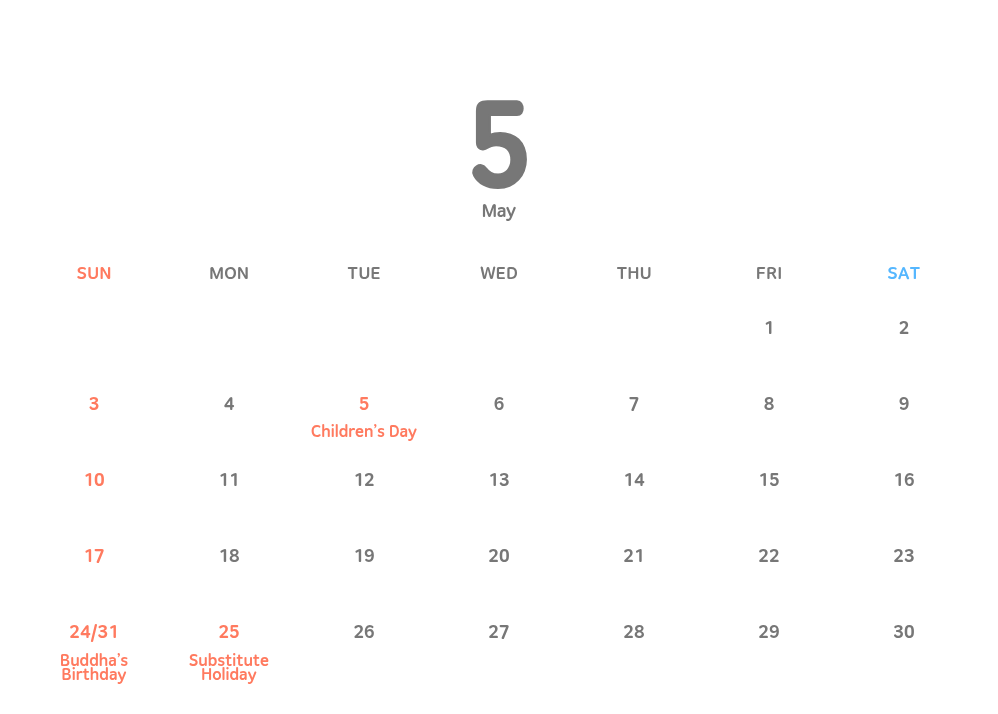 Korean Public Holidays