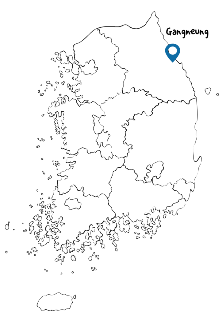 Korea weather in February