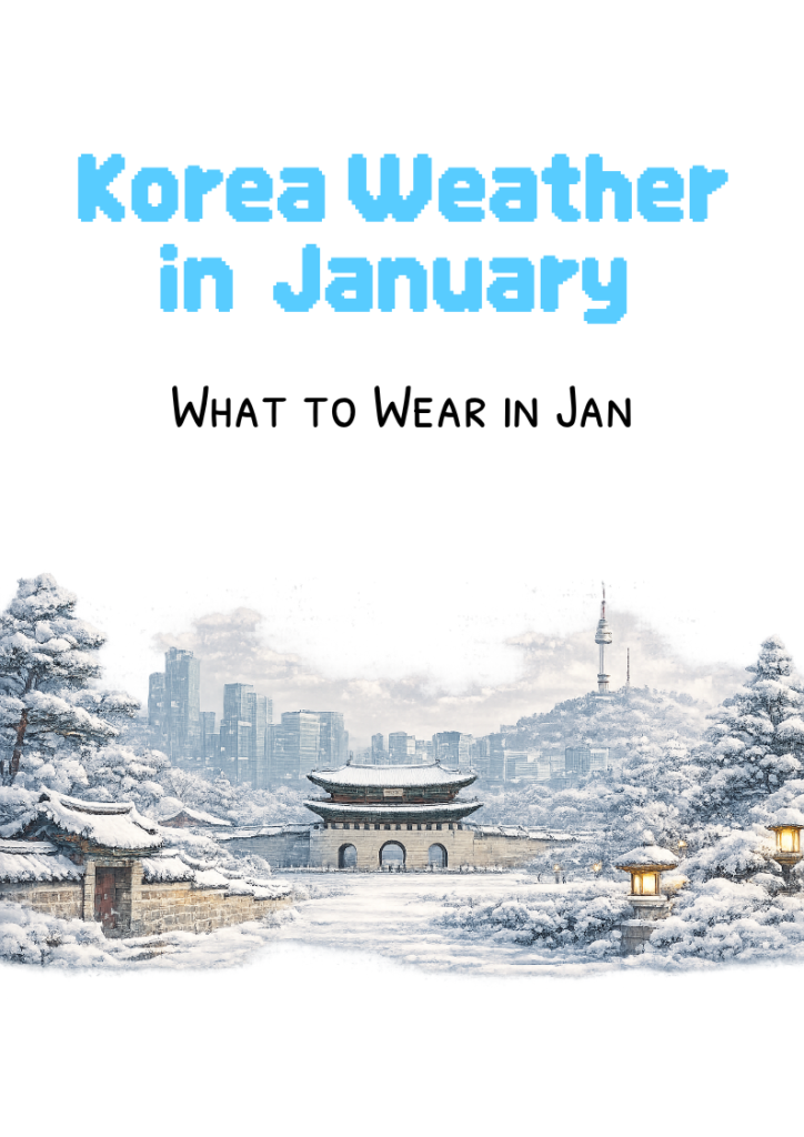 Korea weather in January