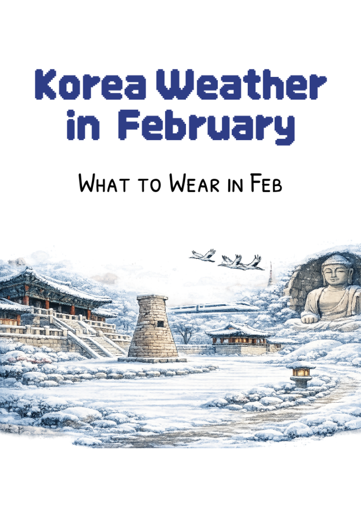 Korea weather in February