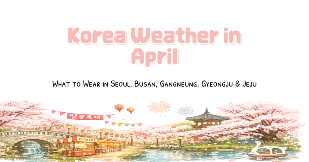 Korea weather in April