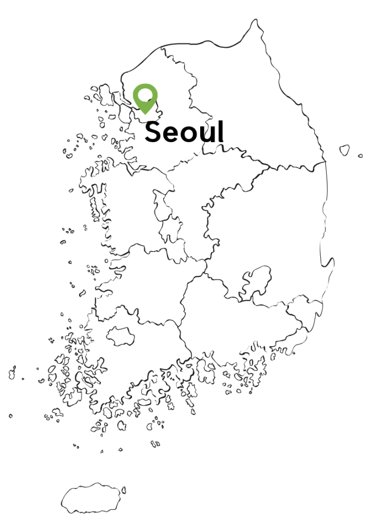 Korea Weather in May - seoul map