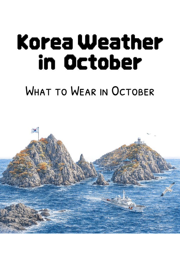Korea weather in october