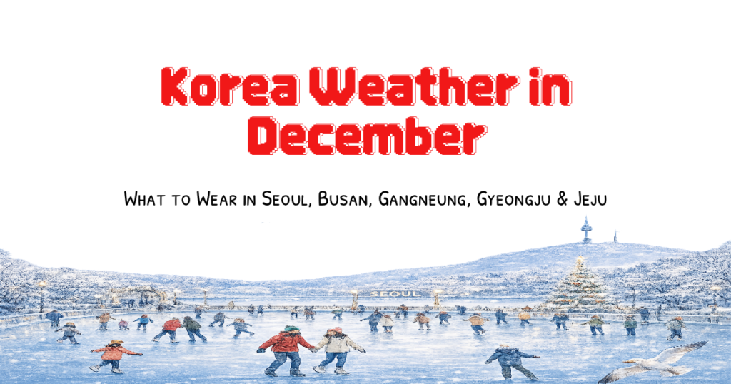 Korea weather in December
