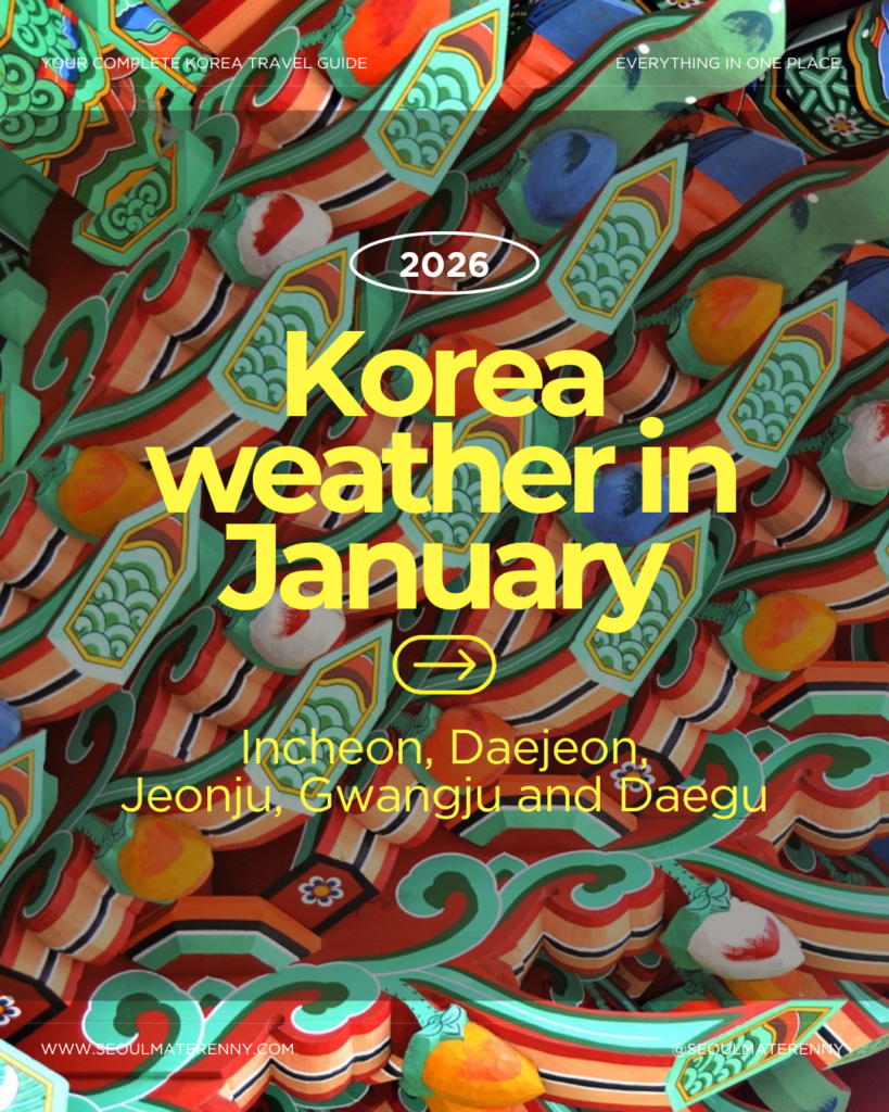 Korea weather in January​